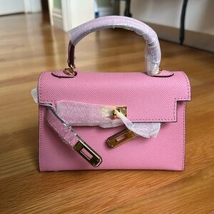 Lily and Bean leather pink handbag